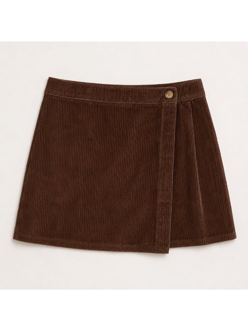 Abercrombie Kids Corduroy Wrap Skort Brown Size 15/16 Like New